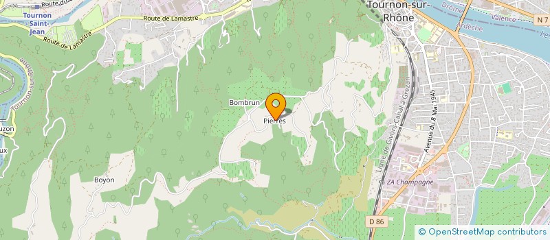 localisation de l'entreprise MADAME CHRISTINE SMILOVICI à TOURNON-SUR-RHONE