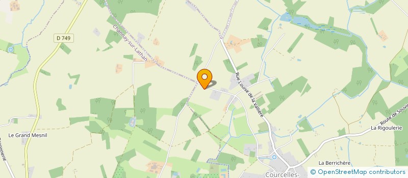 localisation de l'entreprise MADAME CHRISTINE SOARES  CHANNAY SUR LATHAN