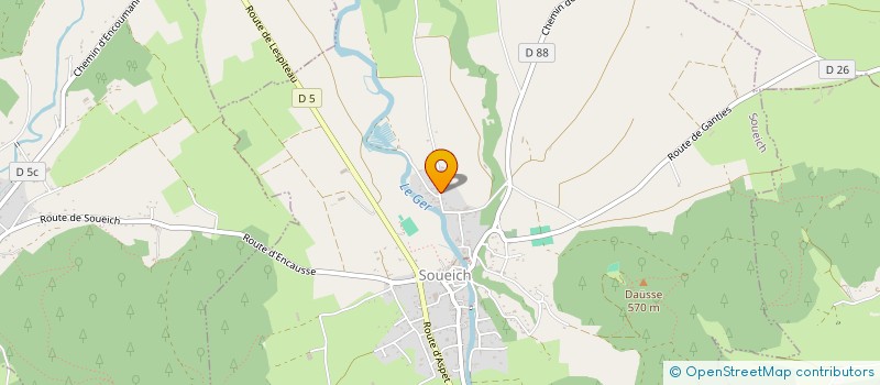 localisation de l'entreprise MADAME CHRISTINE SOGNO  SOUEICH