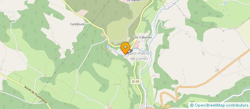 localisation de l'entreprise MADAME CHRISTINE SOLEILHET  CAYLUS