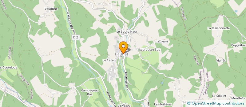 localisation de l'entreprise MADAME CHRISTINE SONET à VAL DE LOUYRE ET CAUDEAU