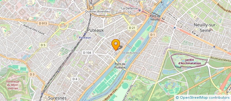 localisation de l'entreprise MADAME CHRISTINE-SOPHIE GUILLAUME  PUTEAUX