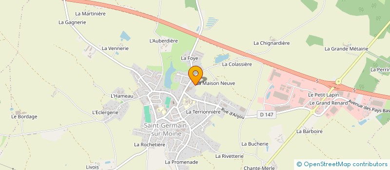 localisation de l'entreprise MADAME CHRISTINE SOULET à SEVREMOINE