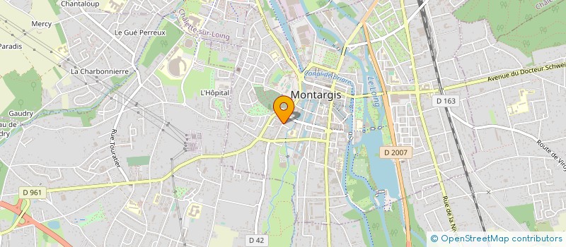 localisation de l'entreprise MADAME CHRISTINE SOW à MONTARGIS
