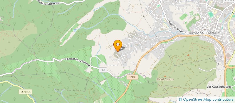 localisation de l'entreprise MADAME CHRISTINE SPINELLA  CLERMONT-L'HERAULT