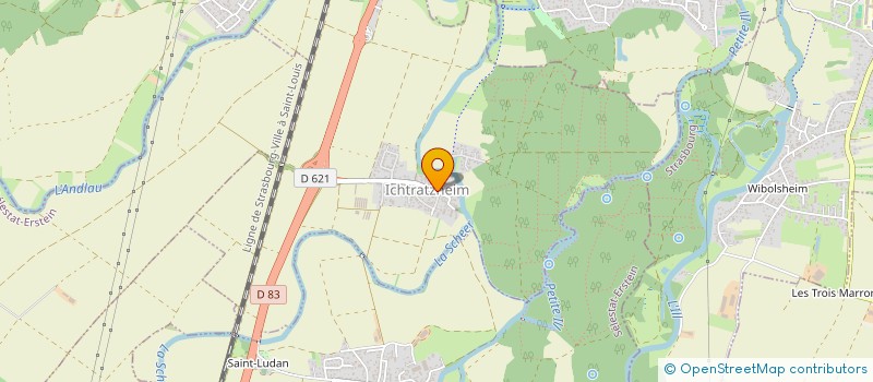 localisation de l'entreprise MADAME CHRISTINE SPRAUEL  ICHTRATZHEIM