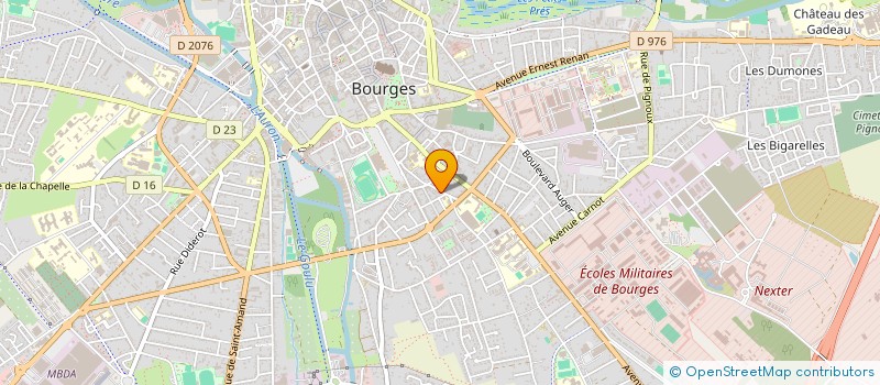 localisation de l'entreprise MADAME CHRISTINE STRASZEWSKI  BOURGES
