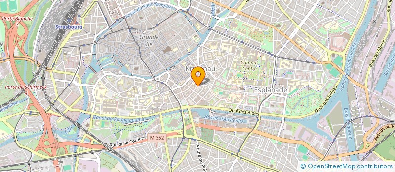 localisation de l'entreprise MADAME CHRISTINE STRAU à STRASBOURG