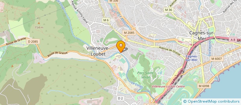 localisation de l'entreprise MADAME CHRISTINE STREIT à VILLENEUVE-LOUBET
