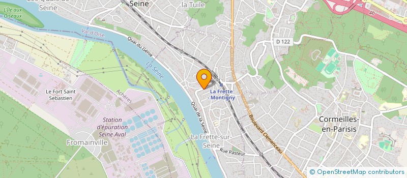 localisation de l'entreprise MADAME CHRISTINE STROMBONI  LA FRETTE-SUR-SEINE