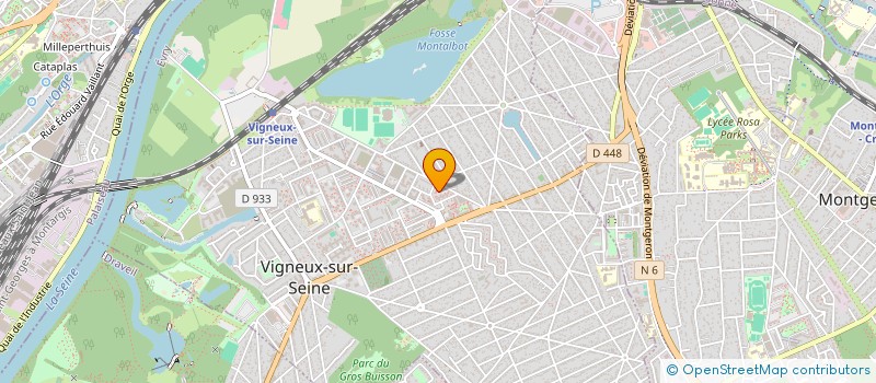localisation de l'entreprise MADAME CHRISTINE SUCHAUD à VIGNEUX-SUR-SEINE