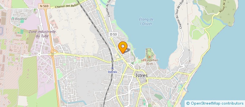 localisation de l'entreprise MADAME CHRISTINE SUTRA  ISTRES