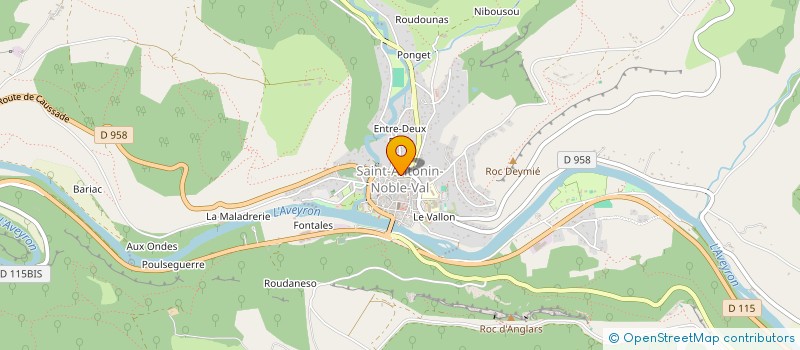 localisation de l'entreprise MADAME CHRISTINE SUZANNE  SAINT-ANTONIN-NOBLE-VAL