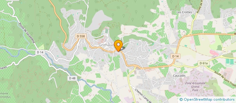 localisation de l'entreprise MADAME CHRISTINE SWEENEY  GRIMAUD