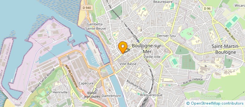 localisation de l'entreprise MADAME CHRISTINE SWIETLICKI à BOULOGNE-SUR-MER