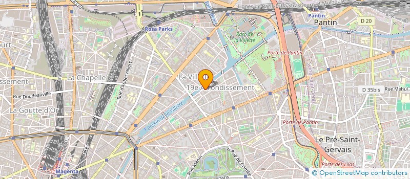 localisation de l'entreprise MADAME CHRISTINE TANGUY  PARIS