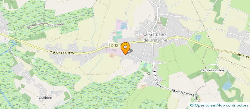 localisation de l'entreprise MADAME CHRISTINE TANGUY  SAINTE-REINE-DE-BRETAGNE