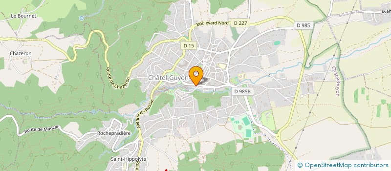 localisation de l'entreprise MADAME CHRISTINE TARDIEU à CHATEL-GUYON