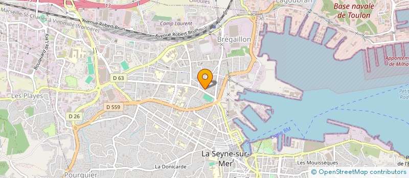 localisation de l'entreprise MADAME CHRISTINE TARDITI  LA SEYNE-SUR-MER