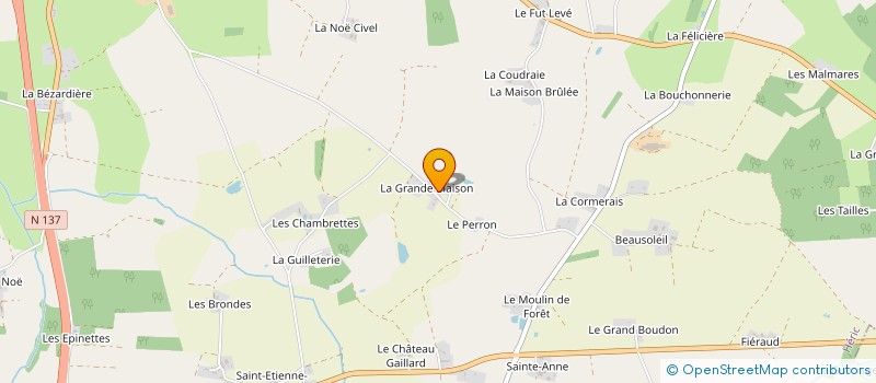 localisation de l'entreprise MADAME CHRISTINE TAUGAIN  HERIC