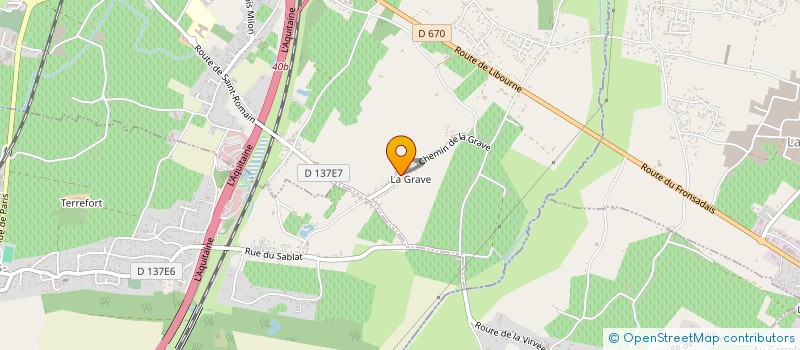 localisation de l'entreprise MADAME CHRISTINE TAUSSAT  SAINT-ANDRE-DE-CUBZAC