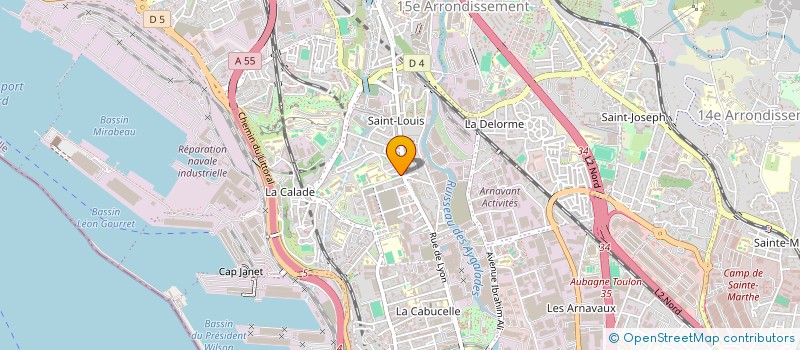 localisation de l'entreprise MADAME CHRISTINE TCHILINGARIAN  MARSEILLE