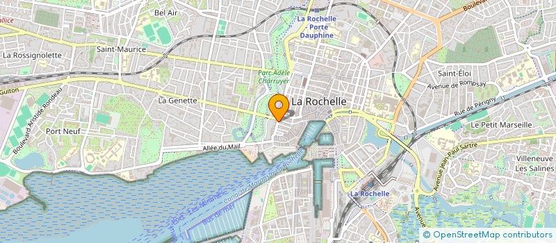 localisation de l'entreprise MADAME CHRISTINE TEISSEIRE  LA ROCHELLE