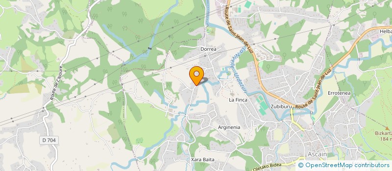 localisation de l'entreprise MADAME CHRISTINE TELLERIA  ASCAIN