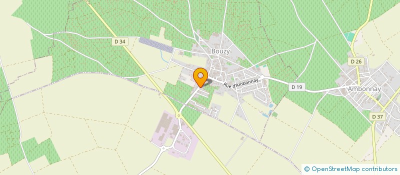 localisation de l'entreprise MADAME CHRISTINE TEMPLIE  BOUZY