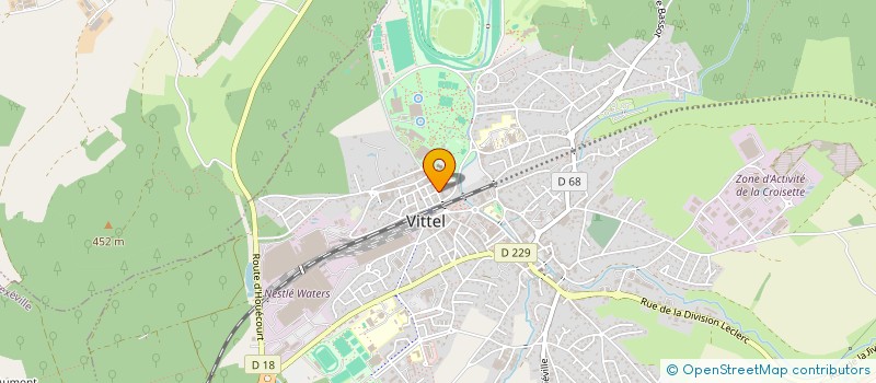 localisation de l'entreprise MADAME CHRISTINE TERRASSON  VITTEL