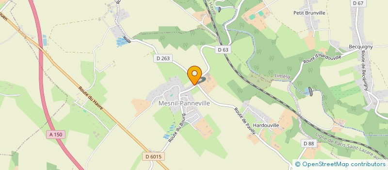 localisation de l'entreprise MADAME CHRISTINE TESTU  MESNIL-PANNEVILLE