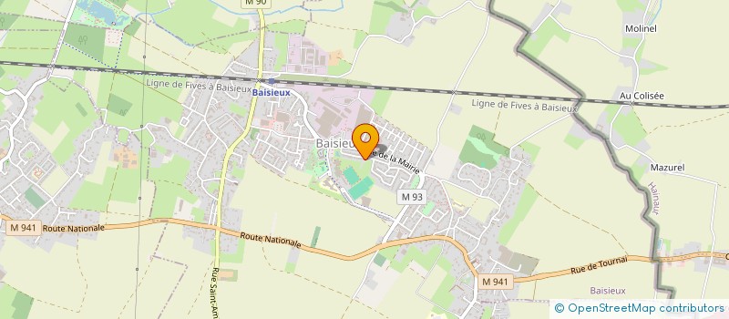 localisation de l'entreprise MADAME CHRISTINE TETU à BAISIEUX