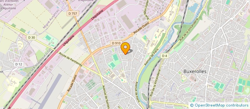 localisation de l'entreprise MADAME CHRISTINE THEVENET  POITIERS