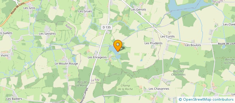 localisation de l'entreprise MADAME CHRISTINE THIBERT  LE FAY