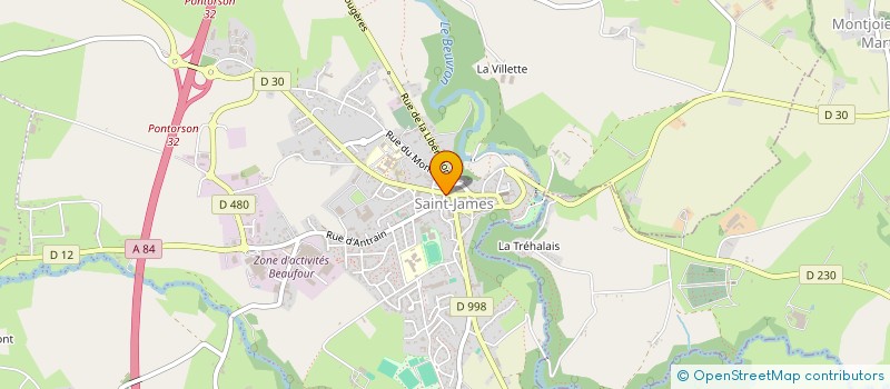 localisation de l'entreprise MADAME CHRISTINE THIEULANT à SAINT-JAMES