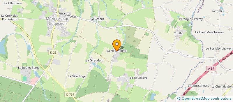 localisation de l'entreprise MADAME CHRISTINE THOMAS à MEZIERES-SUR-COUESNON