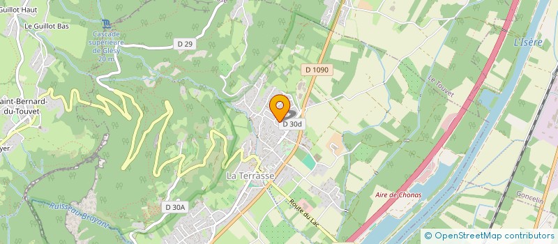 localisation de l'entreprise MADAME CHRISTINE THOMAS  LA TERRASSE