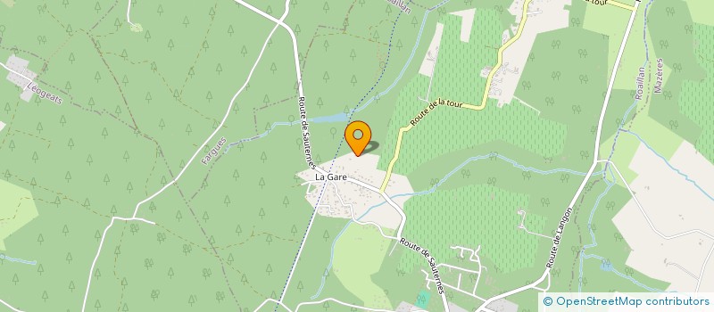 localisation de l'entreprise MADAME CHRISTINE THOMAS  ROAILLAN