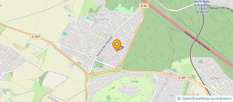 localisation de l'entreprise MADAME CHRISTINE TICKY MPACKO  SAINT-NOM-LA-BRETECHE