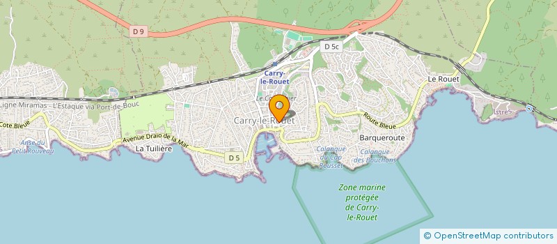 localisation de l'entreprise MADAME CHRISTINE TOLIAN  CARRY-LE-ROUET