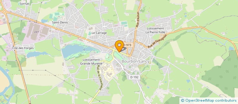 localisation de l'entreprise MADAME CHRISTINE TOMASI à BOURBON-LANCY