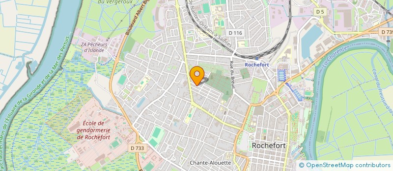 localisation de l'entreprise MADAME CHRISTINE TOUL  ROCHEFORT