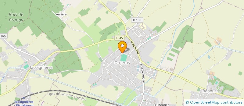 localisation de l'entreprise MADAME CHRISTINE TOULLEC  ORGERUS