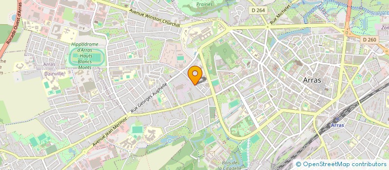 localisation de l'entreprise MADAME CHRISTINE TOURNECUILLERT à ARRAS