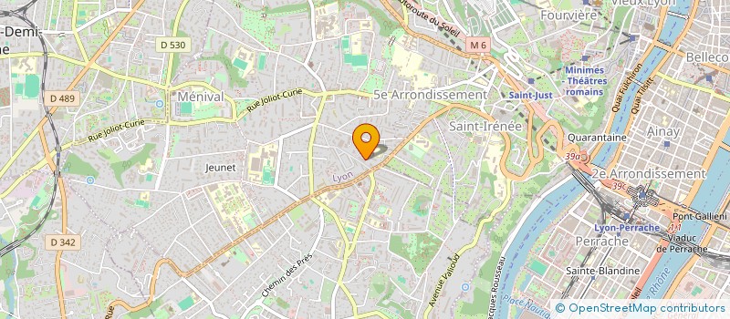 localisation de l'entreprise MADAME CHRISTINE TOURNIER à LYON