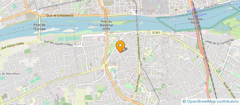 localisation de l'entreprise MADAME CHRISTINE TOUZET  ORLEANS