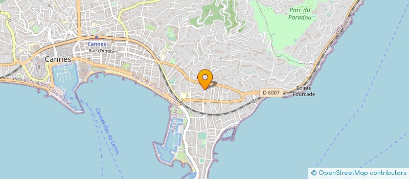 localisation de l'entreprise MADAME CHRISTINE TRAPON à CANNES
