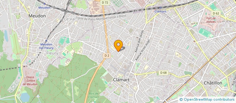 localisation de l'entreprise MADAME CHRISTINE TREBEL à CLAMART