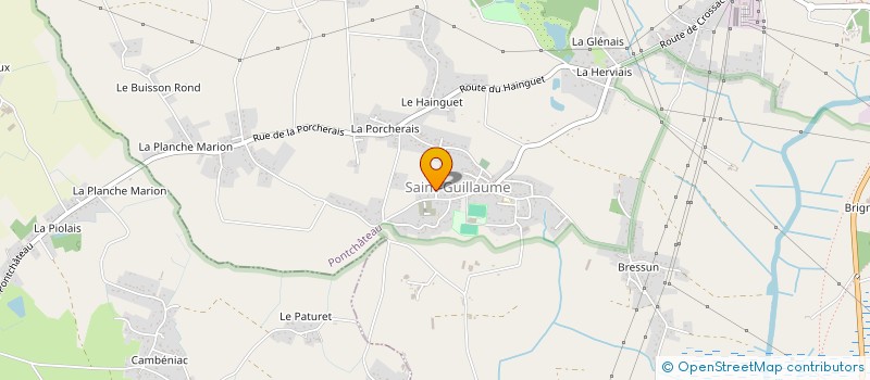 localisation de l'entreprise MADAME CHRISTINE TREGRET  SAINTE-ANNE-SUR-BRIVET