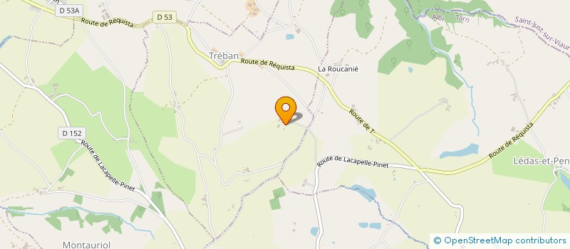 localisation de l'entreprise MADAME CHRISTINE TREIHLES à TREBAN